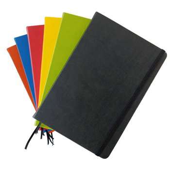 3.5*5.5 inch black leather notebook | stationery supplier